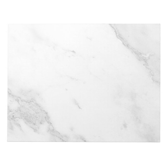 Bloc-note Marbre Blanc (Devant)