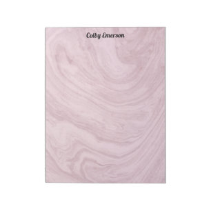 Bloc-note Marbre violet minimaliste Pierre rose Tendances