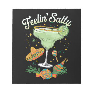 Bloc-note Margarita Salée Drôle Sentiment Cinco De Mayo