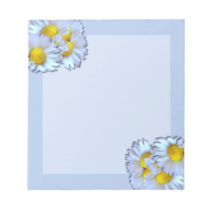 Bloc-note Marguerites bleues