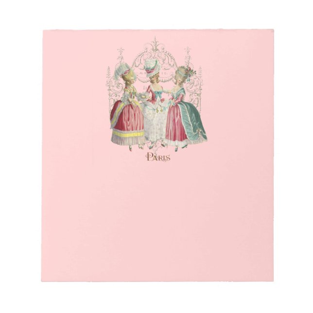 Bloc-note Marie Antoinette Mesdames en attente (Devant)