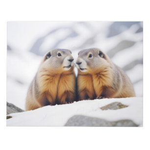 Bloc-note Marmotte Animal Nature Faune Affection Prévenance