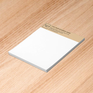 Bloc-note Marque commerciale Brown légère sur le cap de Smal