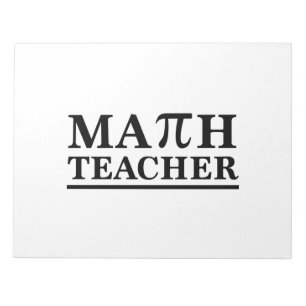 Bloc-note Math Teacher