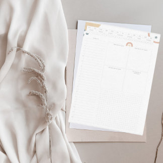 Bloc-note Matrice Eisenhower Quotidienne Non Datée