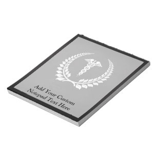Bloc-note Medical Caduceus Laurel