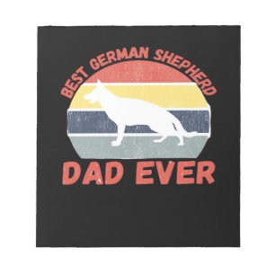 Bloc-note Meilleur papa Berger Allemand de tous les temps ci