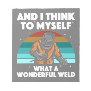 Bloc-note Meilleur Welding Art Men Women Arc Welder Ir