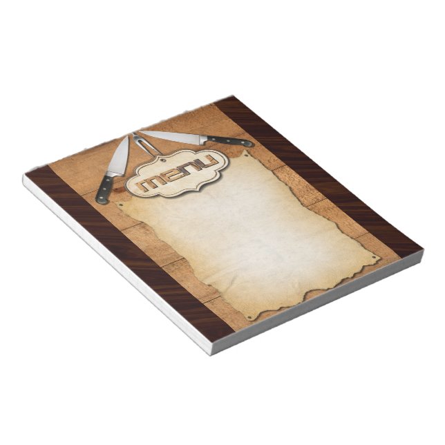 Bloc-note Menu (Incliné)