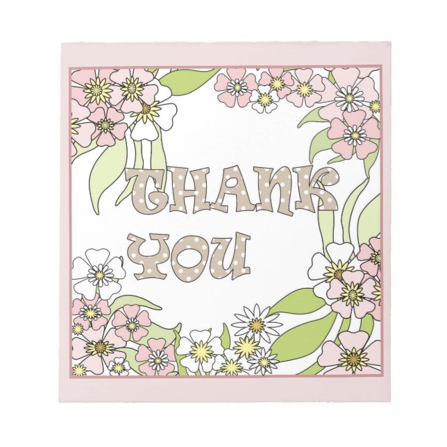 Bloc-note Merci (Devant)