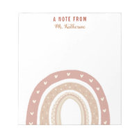 Merci arc-en-ciel en terre cuite Boho cadeau