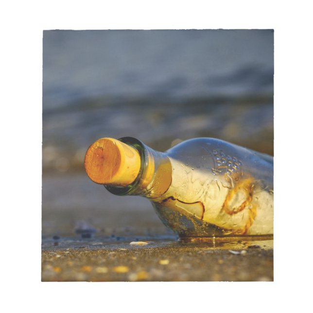 Bloc-note Message dans une bouteille (Devant)