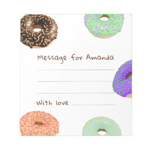 Bloc-note Message de capsule temporelle pour l'anniversaire