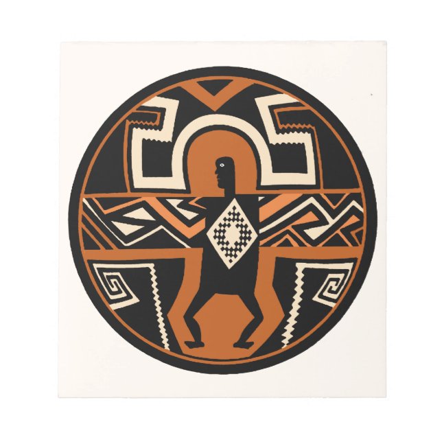 Bloc-note Mimbres Warrior (Devant)