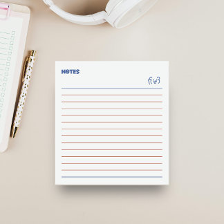 Bloc-note Minimalist cute bear note taking