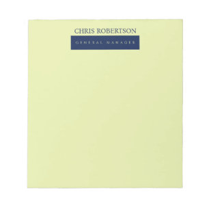Bloc-note Minimaliste Moderne Simple