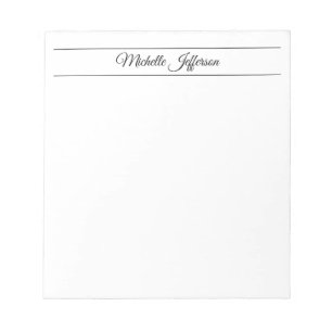 Bloc-note Minimaliste Moderne Simple