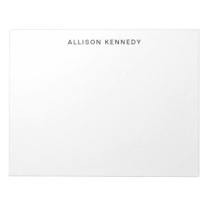 Bloc-note Minimaliste Simple Propre Classique Moderne Gris D