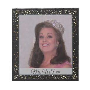Bloc-note Miss America USA Rodeo Autograph Pad-Stardust