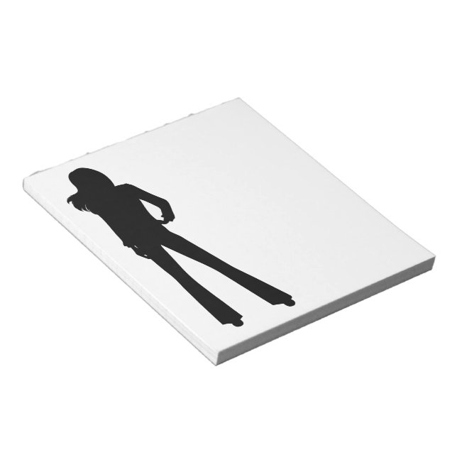 BLOC-NOTE MODE LADENDER SLENDER SILHOUETTE NOTE PAD (Incliné)