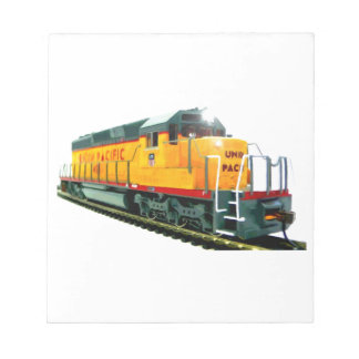 Bloc-note Modèle de locomotive diesel U.P.