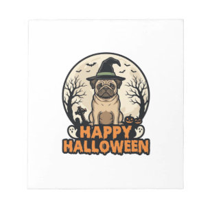 Bloc-note Modèle de T-shirt Chapeau de Sorcière Halloween Jo