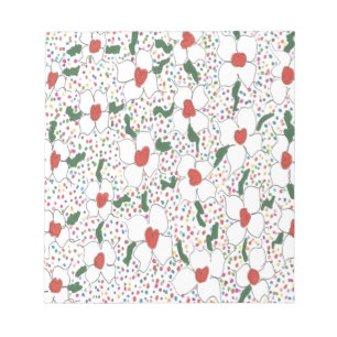 Bloc-note Modèle floral classique