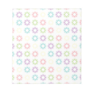 Bloc-note Modèle floral coloré