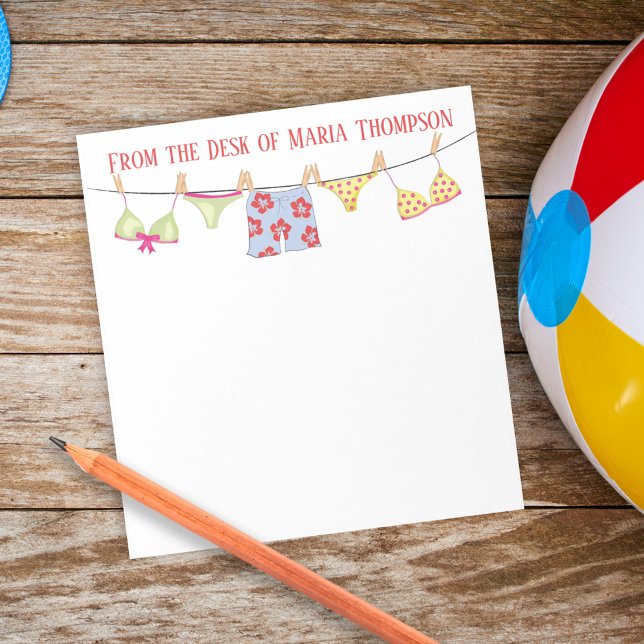 Bloc-note Moderne chic et élégant maillots de bain été amusa (Créateur téléchargé)