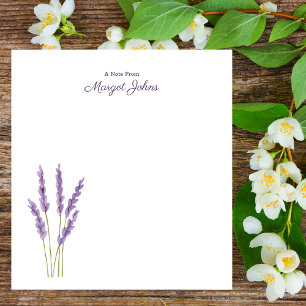Bloc-note Moderne Design Simple Aquarelle Florale