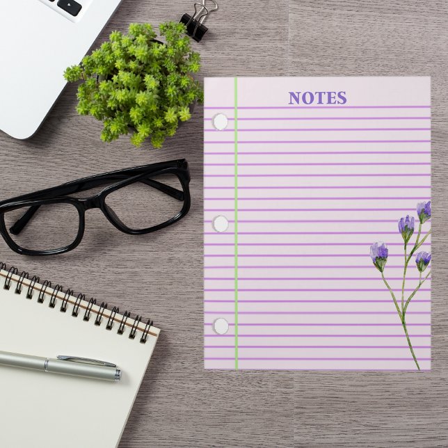 Bloc-note Moderne et élégant Boho Floral (Créateur téléchargé)