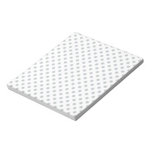 Bloc-note Modifier Pois gris N'importe quelle couleur Clique