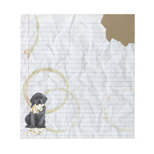 Bloc-note Mon Black Lab A Mangé Mon Plan De Leçon