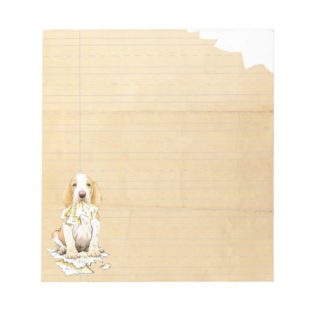Bloc-note Mon Bracco Italiano A Mangé Ma Maison (Devant)