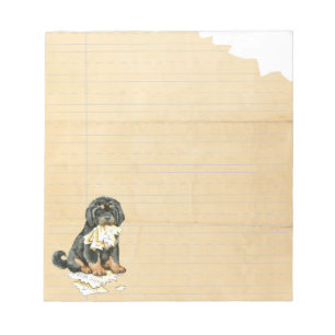 Bloc-note Mon Mastiff Tibétain A Mangé Mes Devoirs