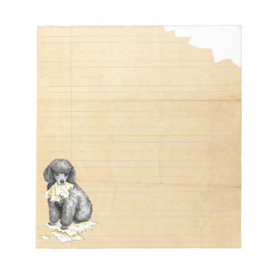 Bloc-note Mon Poodé Miniature A Mangé Mes Devoirs
