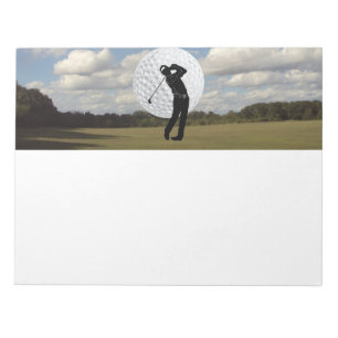 Bloc-note Monde de golf