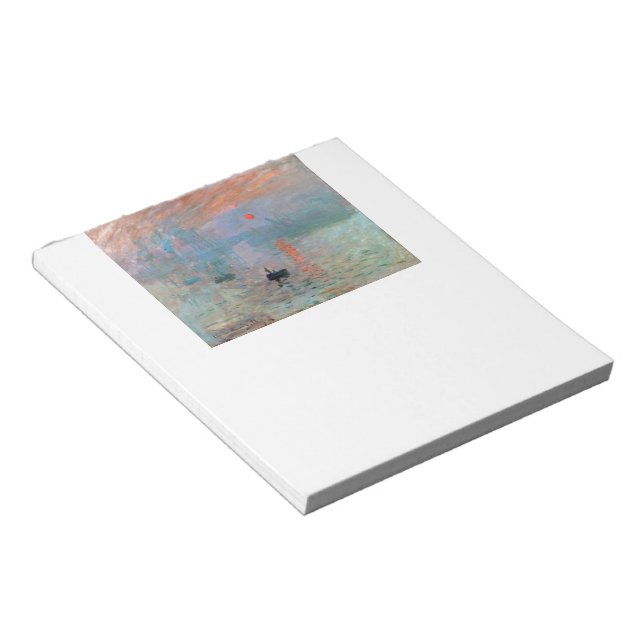 Bloc-note Monet , “ Impression, Sunrise ” (Incliné)