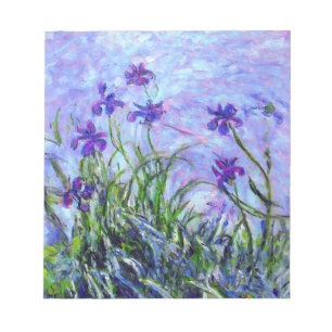 Bloc-note Monet Lilac Irises