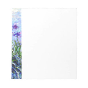 Bloc-note Monet Lilac Irises