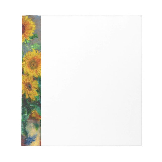 Bloc-note Monet Sunflowers (Devant)