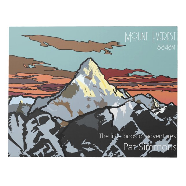 Bloc-note Mont Everest - Le sommet de la planète (Devant)