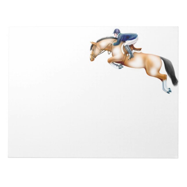 Bloc-note Montrer Jumper Paint Horse Note Pad (Devant)