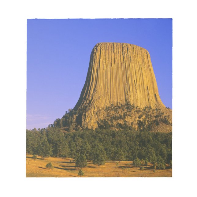 Bloc-note Monument national de la tour Devils dans le Wyomin (Devant)