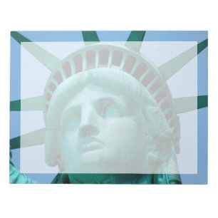 Bloc-note Monuments Statue de Liberty Face
