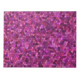 Bloc-note Mosaïque Rose Violet 