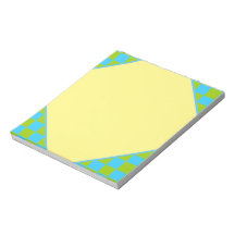 Motif à carreaux cadre bleu pastel et vert