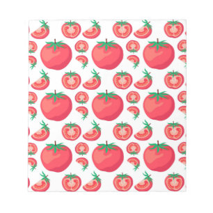 Bloc-note Motif à la tomate rouge si drôle