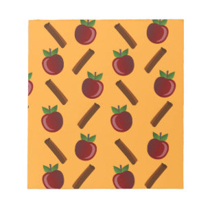 Bloc-note Motif Apple Cinnamon