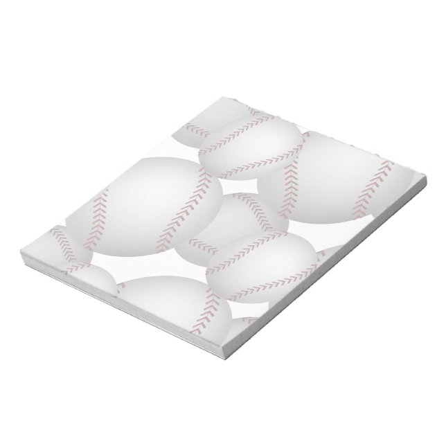 Bloc-note Motif Baseballs (Tourné)